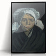 Impressionism Wall Art - Head of a Peasant Woman by Vincent van Gogh