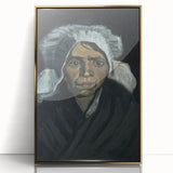 Impressionism Wall Art - Head of a Peasant Woman by Vincent van Gogh