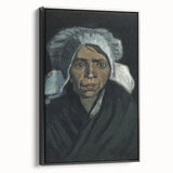 Impressionism Wall Art - Head of a Peasant Woman by Vincent van Gogh