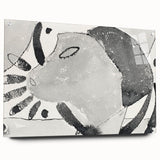Modern Wall Art - Minimalist Cat Abstraction - Contemporary Decor