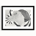 Modern Wall Art - Minimalist Cat Abstraction - Contemporary Decor