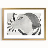 Modern Wall Art - Minimalist Cat Abstraction - Contemporary Decor