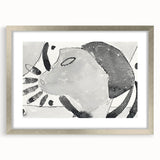 Modern Wall Art - Minimalist Cat Abstraction - Contemporary Decor