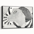 Modern Wall Art - Minimalist Cat Abstraction - Contemporary Decor