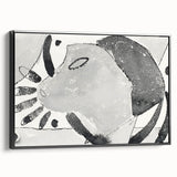 Modern Wall Art - Minimalist Cat Abstraction - Contemporary Decor