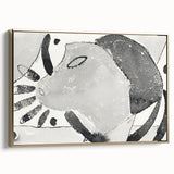 Modern Wall Art - Minimalist Cat Abstraction - Contemporary Decor
