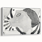 Modern Wall Art - Minimalist Cat Abstraction - Contemporary Decor