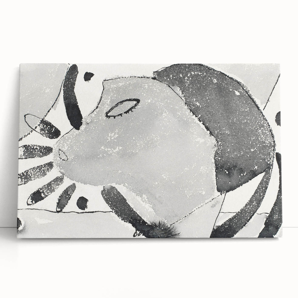 Modern Wall Art - Minimalist Cat Abstraction - Contemporary Decor