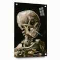 Impressionism Wall Art - Skeleton with Cigarette by Vincent van Gogh