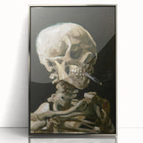 Impressionism Wall Art - Skeleton with Cigarette by Vincent van Gogh