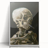 Impressionism Wall Art - Skeleton with Cigarette by Vincent van Gogh