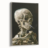 Impressionism Wall Art - Skeleton with Cigarette by Vincent van Gogh