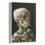 Impressionism Wall Art - Skeleton with Cigarette by Vincent van Gogh