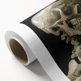 Impressionism Wall Art - Skeleton with Cigarette by Vincent van Gogh