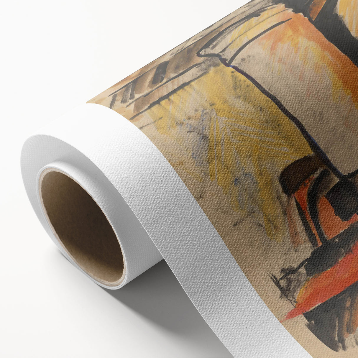 Abstract Modern Still Life - Contemporary Art with Warm Tones - Modern Wall Art