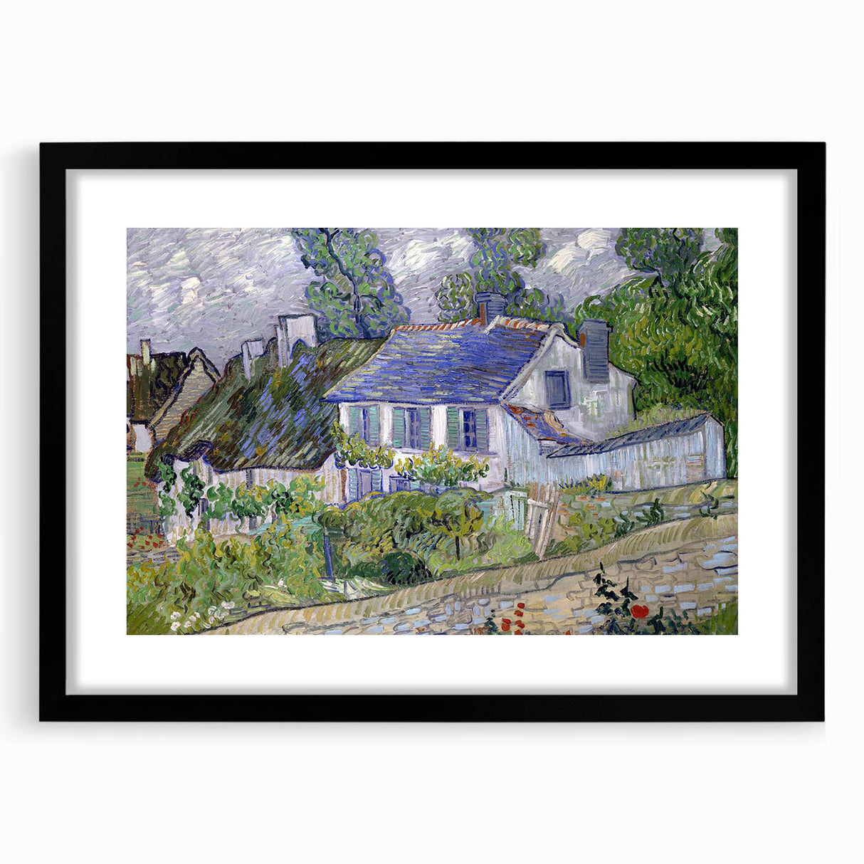 Impressionism Wall Art - Houses at Auvers by Van Gogh Print