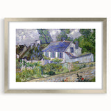Impressionism Wall Art - Houses at Auvers by Van Gogh Print