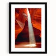 Sunbeam Through Canyon – Dynamic Abstract Art in Motion