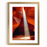 Sunbeam Through Canyon – Dynamic Abstract Art in Motion