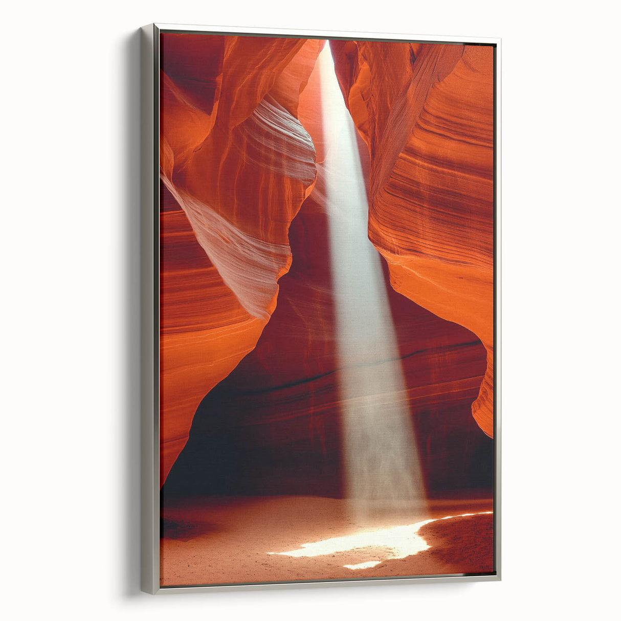 Sunbeam Through Canyon – Dynamic Abstract Art in Motion