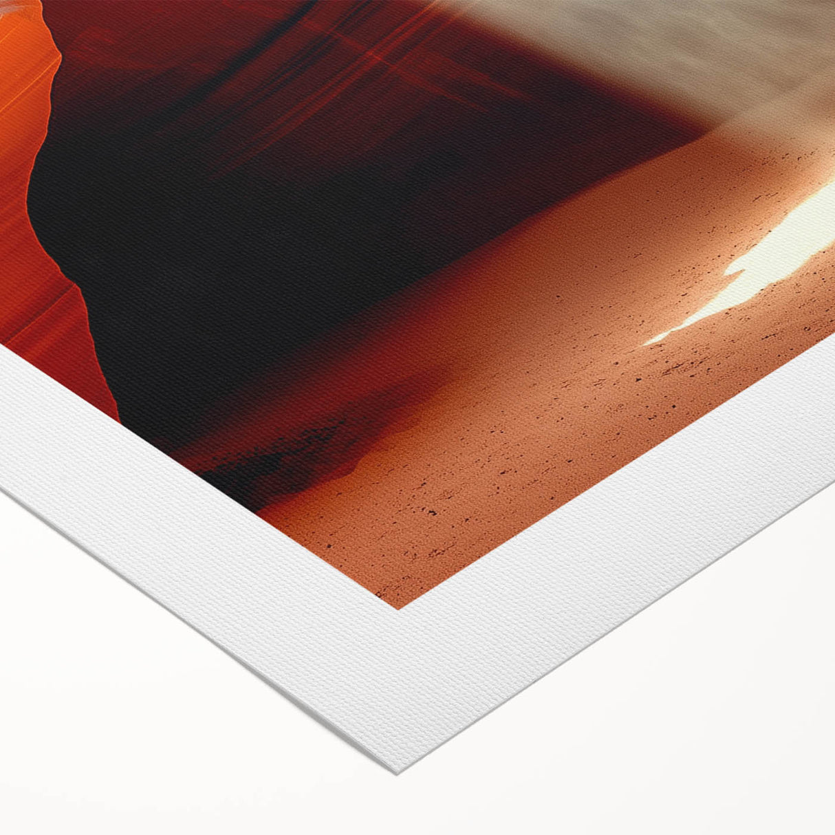 Sunbeam Through Canyon – Dynamic Abstract Art in Motion