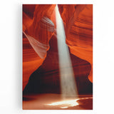 Sunbeam Through Canyon – Dynamic Abstract Art in Motion