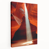Sunbeam Through Canyon – Dynamic Abstract Art in Motion