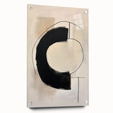 Customizable Dining Area Prints – Modern Black & Beige Canvas