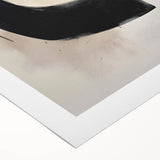 Customizable Dining Area Prints – Modern Black & Beige Canvas