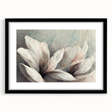 Delicate Floral Living Room Wall Art – Modern Canvas & Print