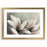 Delicate Floral Living Room Wall Art – Modern Canvas & Print