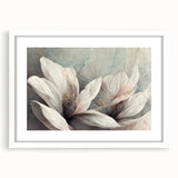 Delicate Floral Living Room Wall Art – Modern Canvas & Print