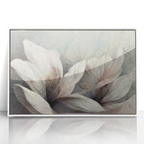 Delicate Floral Living Room Wall Art – Modern Canvas & Print