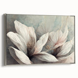 Delicate Floral Living Room Wall Art – Modern Canvas & Print