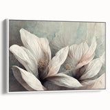 Delicate Floral Living Room Wall Art – Modern Canvas & Print