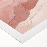 Abstract landscape wall art on rolled canvas showcasing vibrant colors and dynamic shapes, perfect for modern decor. The artwork features swirling blues and greens, evoking a sense of tranquility and movement, ideal for enhancing any living space.