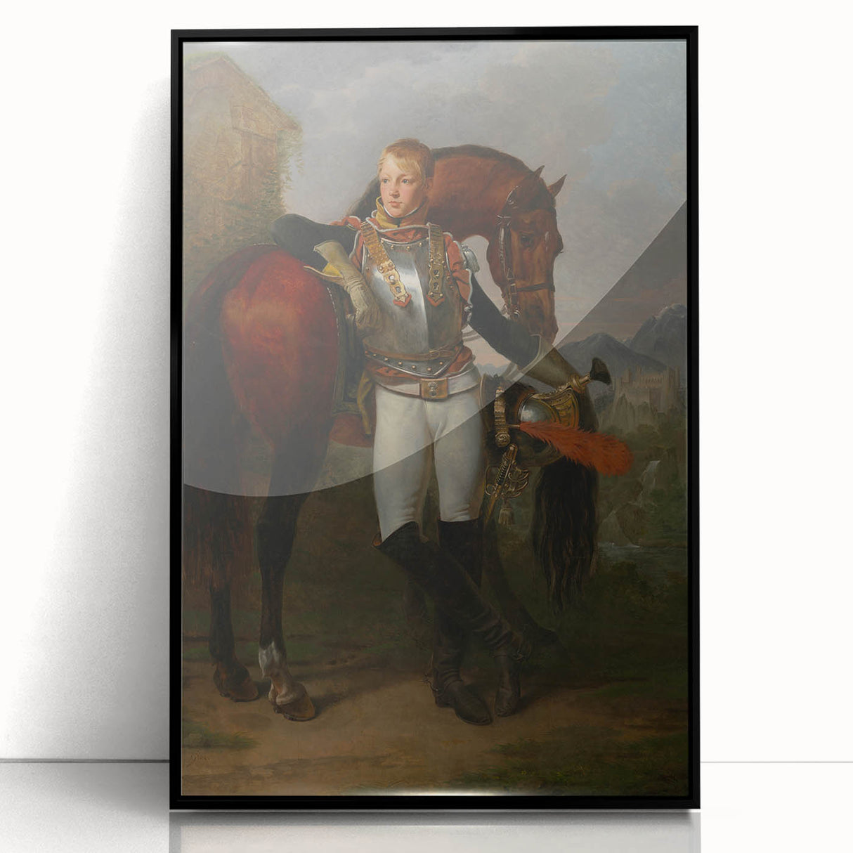 Neoclassical Art Prints: Portrait of Second Lieutenant Charles Legrand