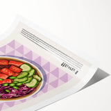 Extra large wall art featuring line art flowers in black on white, rolled print format, ideal for large living room decor.