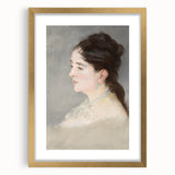Impressionist Portrait Wall Art - Classic French Style by Manet Print