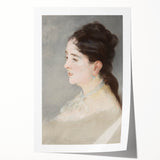 Impressionist Portrait Wall Art - Classic French Style by Manet Print