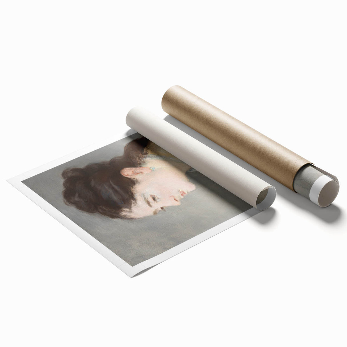 Impressionist Portrait Wall Art - Classic French Style by Manet Print