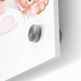 Children’s Wall Decor - Floating Teddy Bear Kids Room Art