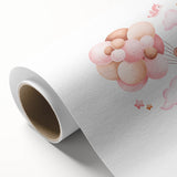 Children’s Wall Decor - Floating Teddy Bear Kids Room Art