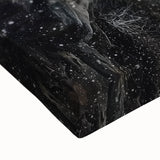 Close-up of a stretched canvas artwork depicting a serene landscape bridge scene, showcasing vibrant colors and intricate details, ideal for home decor or art enthusiasts.