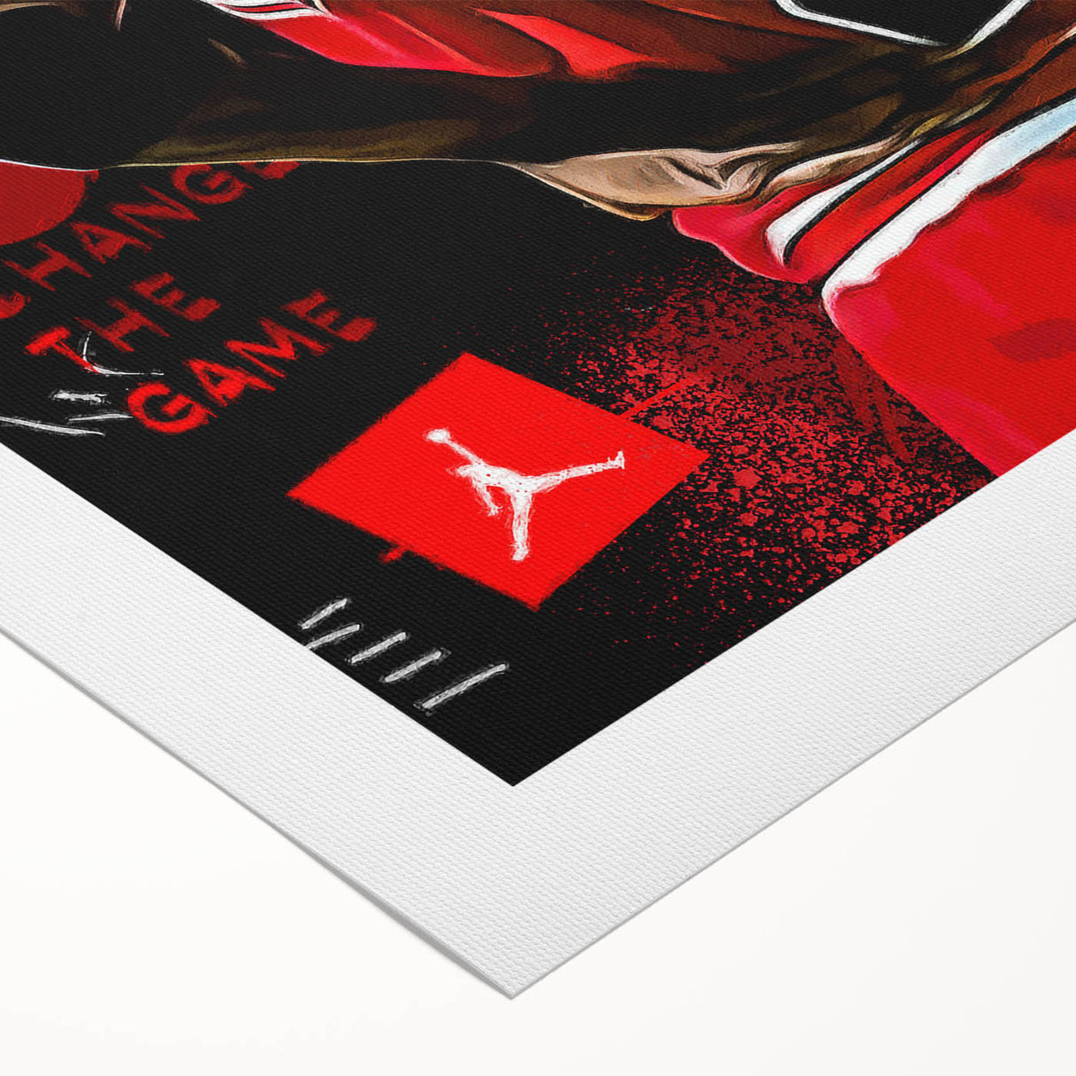 Michael Jordan Pop Art Wall Art - Bold 23 Canvas Print