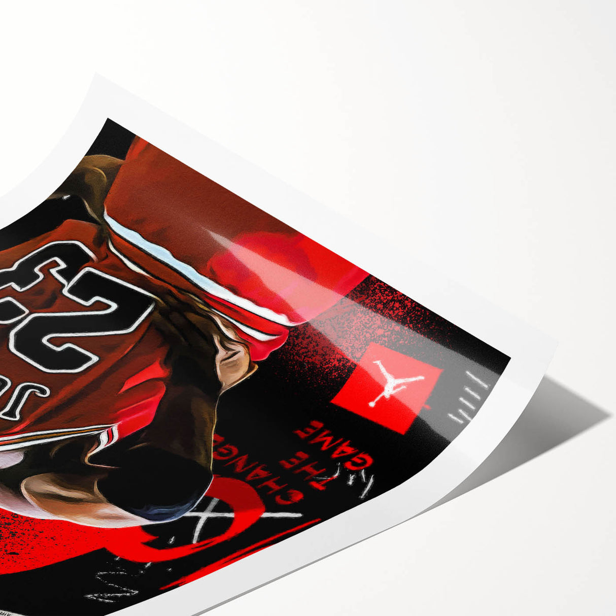 Michael Jordan Pop Art Wall Art - Bold 23 Canvas Print