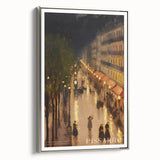 Landscape art painting featuring muted earth tones on a framed canvas, ideal for adding a vintage touch to a living room.