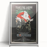 Ghostbusters Retro Movie Poster - Vintage 80s Supernatural Art Print