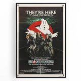 Ghostbusters Retro Movie Poster - Vintage 80s Supernatural Art Print