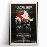 Ghostbusters Retro Movie Poster - Vintage 80s Supernatural Art Print